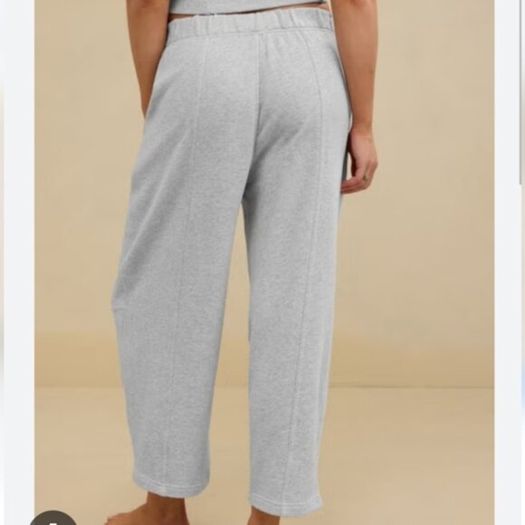 Aerie Seams Right Barrel Leg Sweatpant in Grey Size XS - Picture 5 of 5